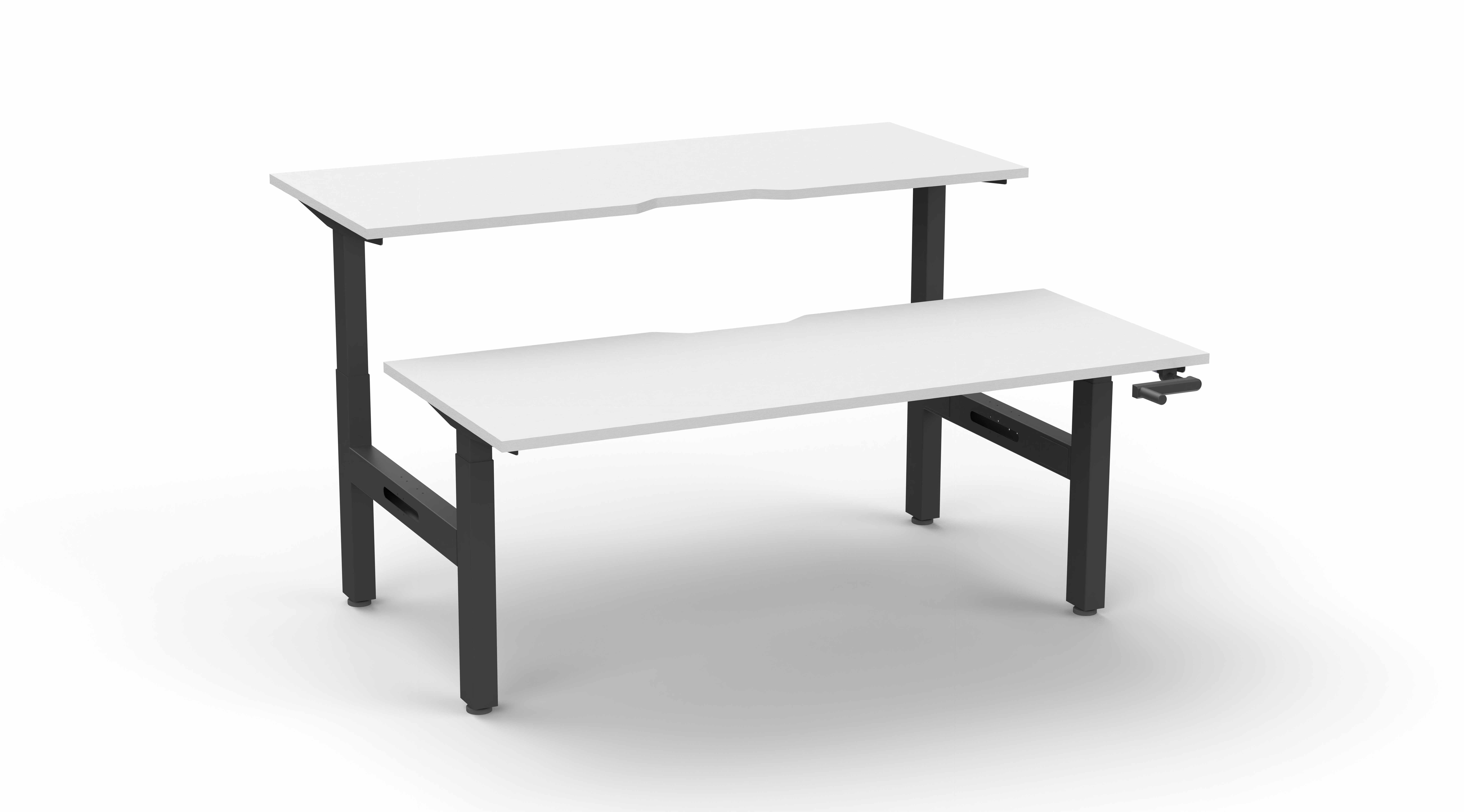 Boost Crank Double Sided Sit-Stand Workstation